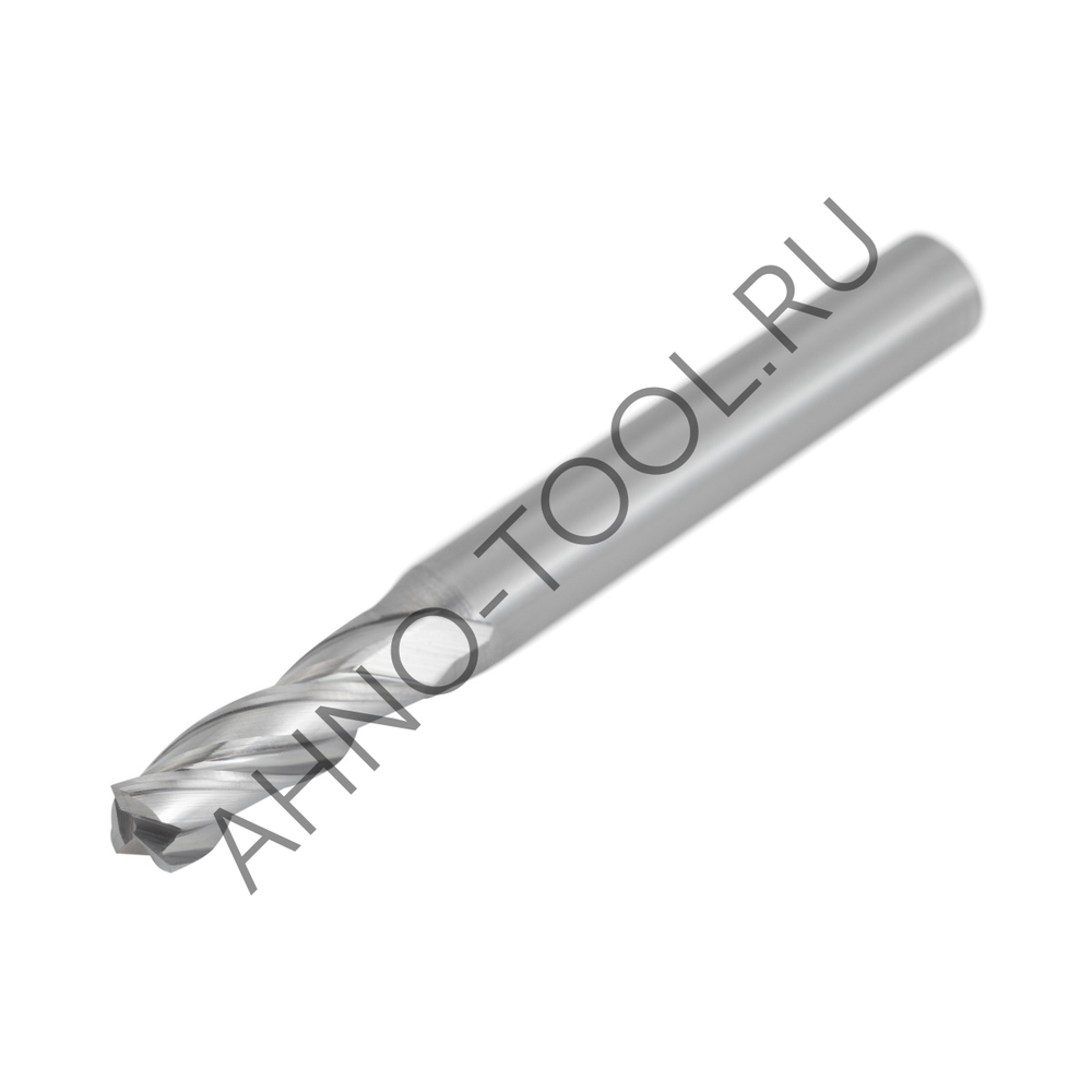 Фреза твердосплавная   5мм (L=50, l=15, хв=6) Z3 45° по алюминию и цвет.металлам BRAL-3E-D5.0 AHNO