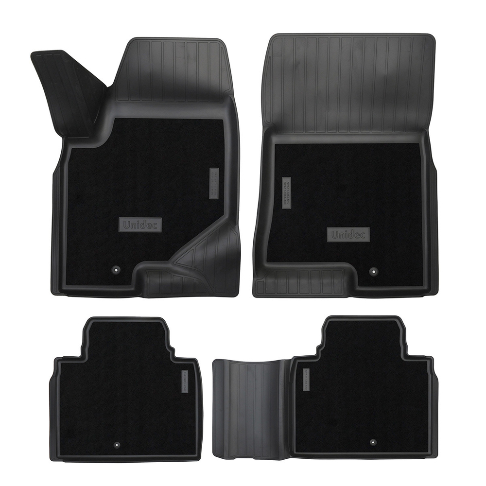 Ковры в салон Norplast для Ssang Yong Rexton 2017-2023, Черный, 5 мест, арт.NPA11-C83-610-CM