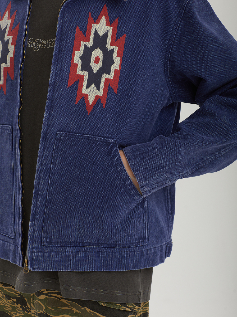 Мужская Куртка Navajo Canvas Work