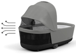 Коляска Cybex Priam IV Chrome Brown complete Cloud T Peach Pink Plus Base T 4 в 1 Mirage Grey