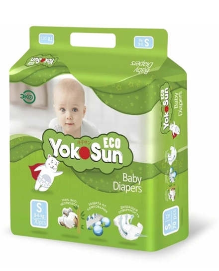 Подгузники Yokosun эко S