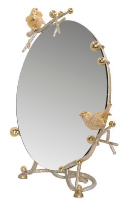 Зеркало Терра настольное Айвори