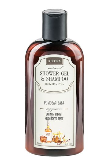Гель-шампунь "Ромовая баба", 200 мл