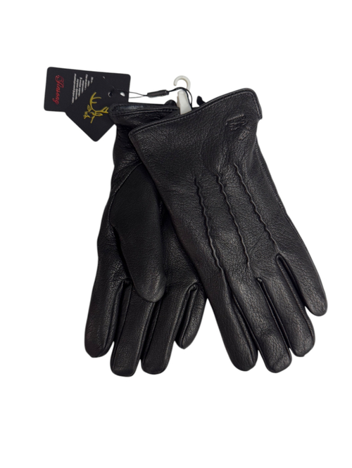 Перчатки. Мужские. Материал верха: Кожа оленя. Подклад: Плюш-флис. 5 шт в упаковке.