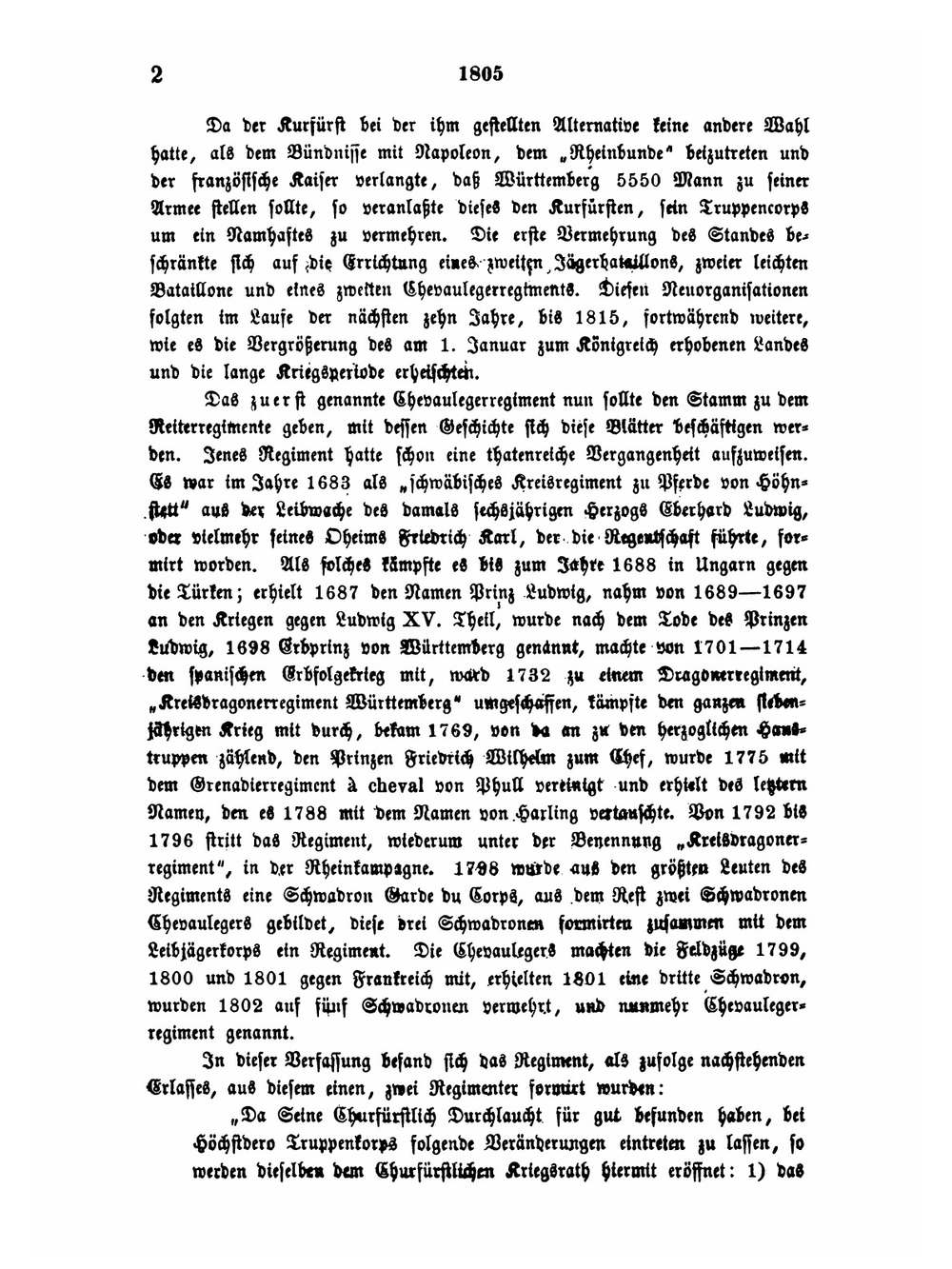 Geschichte Des Königlich Württembergischen Vierten Reiterregiments Königin Olga. 1805-1866 | Richard Starklof