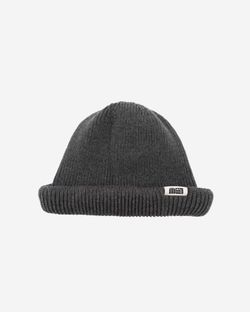 Шапка Knit Short Beanie Charcoal FW22 Темно-Серая