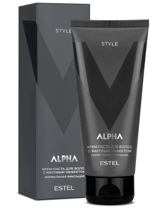 ESTEL ALPHA HOMME Крем-паста для волос с Матовым эффектом нормальной фиксации 100 мл