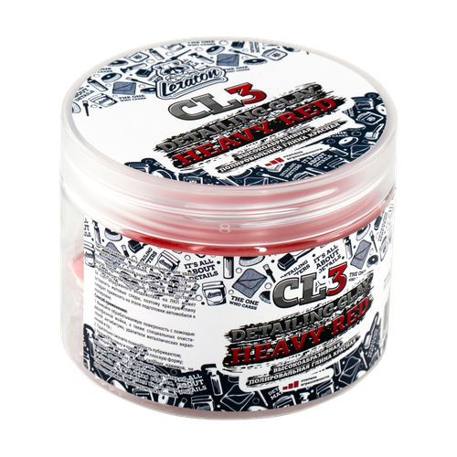 LERATON CL3 Глина высокоабразивная полировальная (красная) 100г.