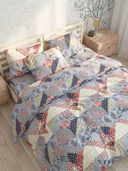 Простынь Сказка "Пэчворк" 200х215 см, перкаль