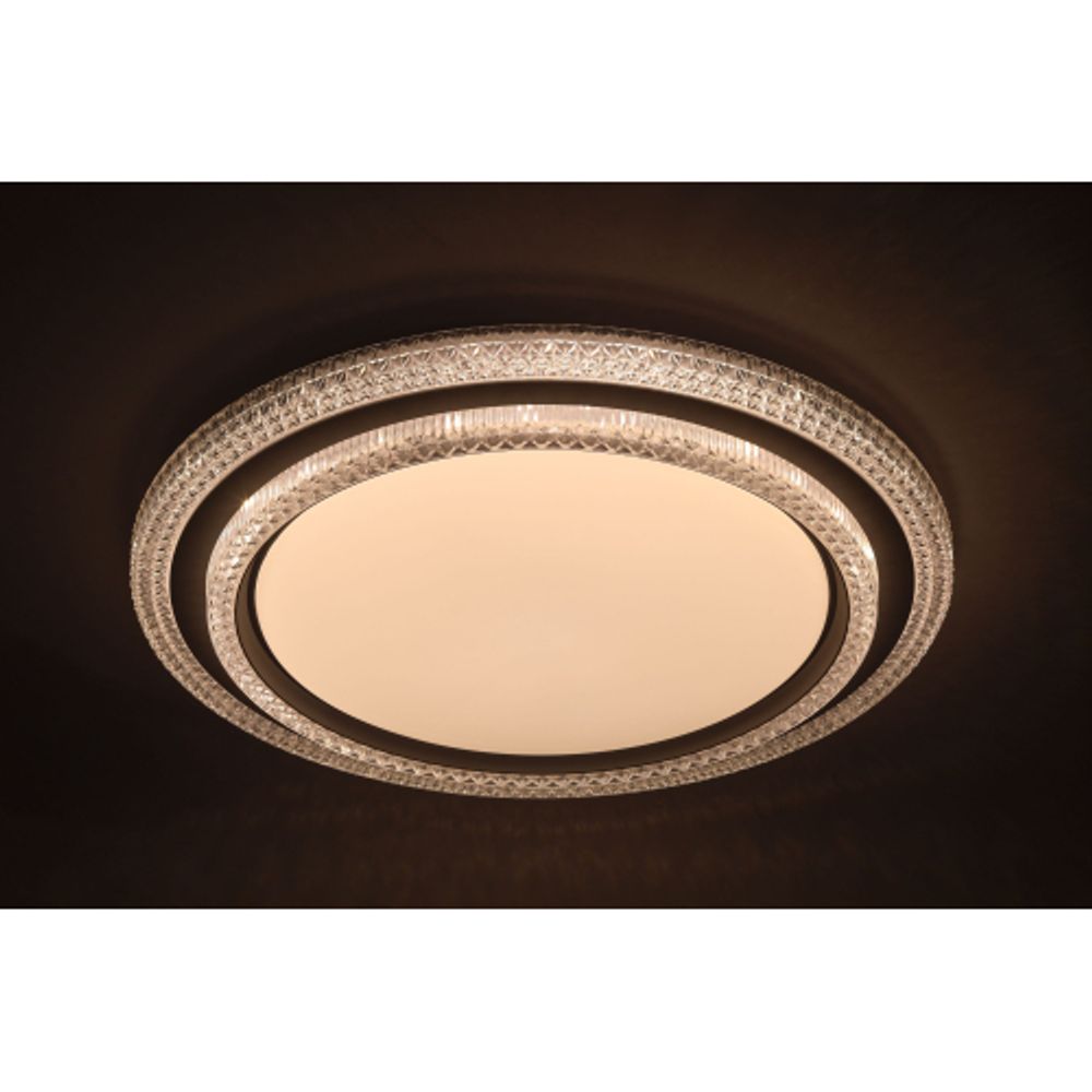 Светильник потолочный светодиодный ЭРА SPB-6 Sunny 86W-3K-6,5K-RC WH+GR с ДУ | Светильники SPB-6 с ДУ