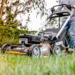 Аккумуляторная газонокосилка WORX WG761E 20В самоходная (1 x 4 Ач, ЗУ) нож 51 см, WG761E