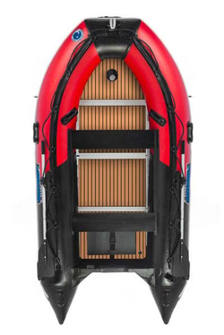 Лодка ПВХ STORMLINE Flexiteek 400 (черно-зеленая/красно-черная)