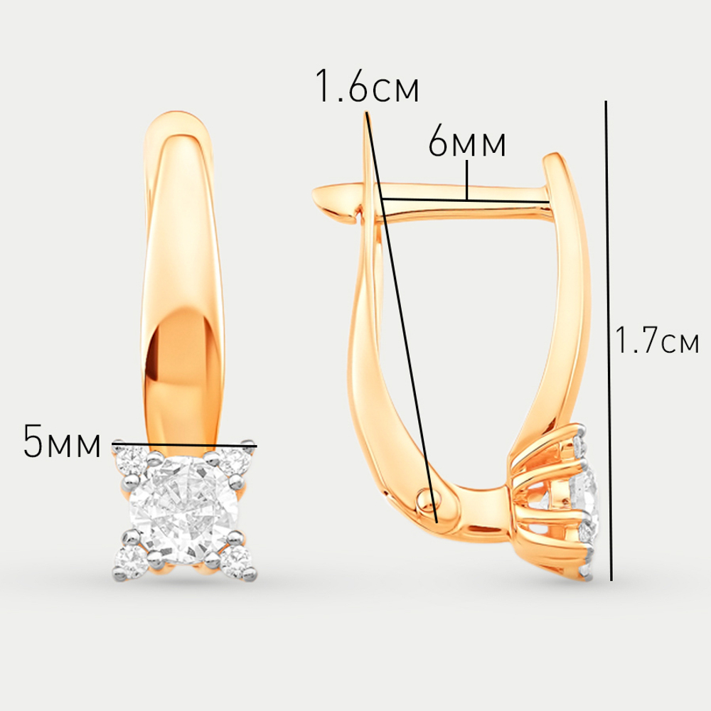 Серьги золотые