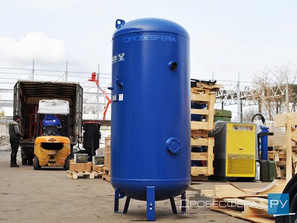 Ресивер для компрессора РВ 900/10 вертикальный (-20°... +100°С)