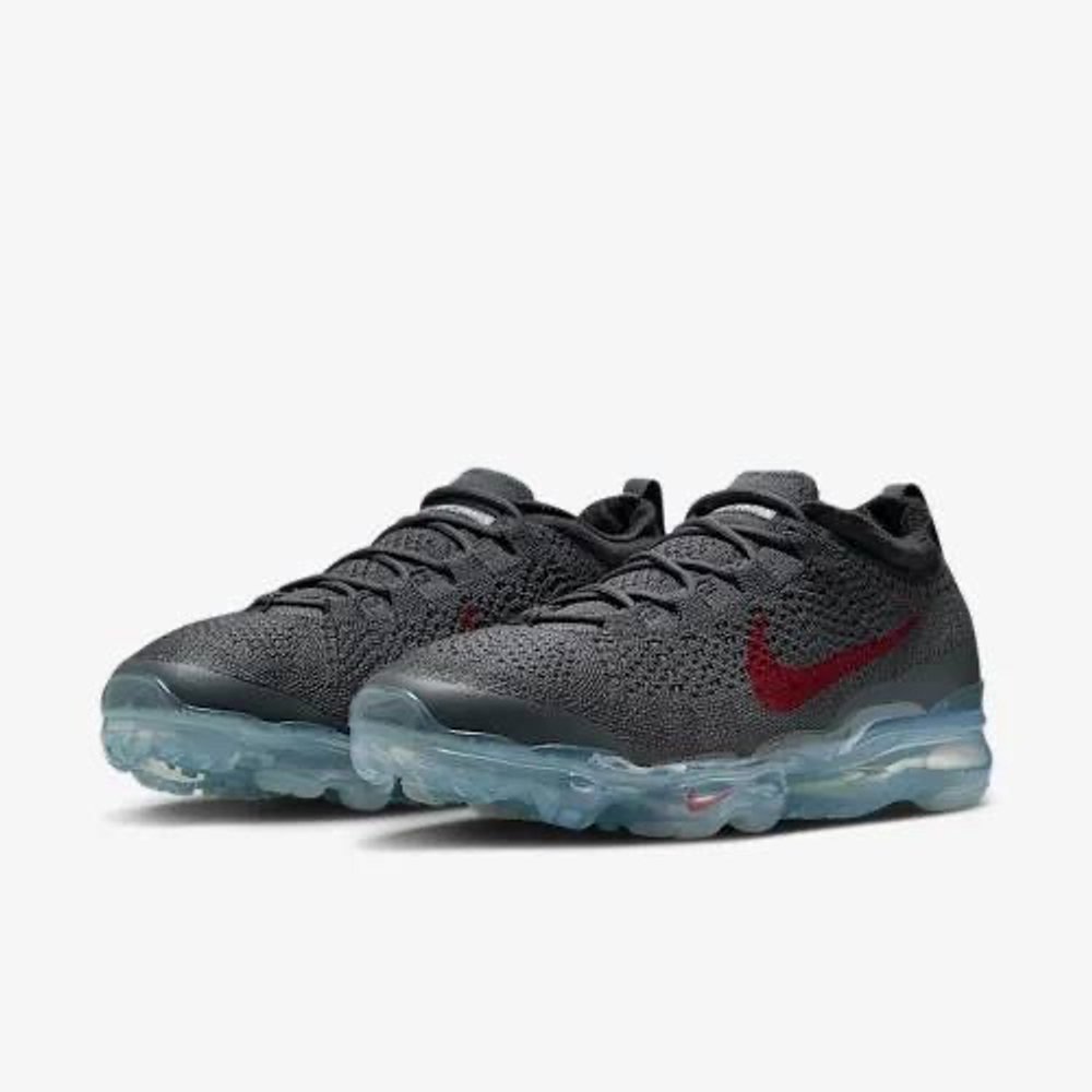 Nike Air VaporMax 2023 Flyknit Dark Grey Gym Red