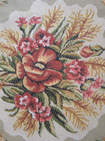 Декоративная сервировочная салфетка (d 30) Маки