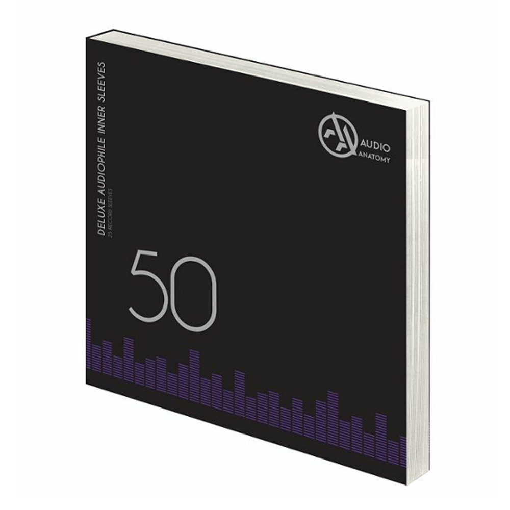 Конверты Внутренние Для Пластинок 12" (50 шт.)(Audio Anatomy Inner Record Sleeves)(Кремовые)