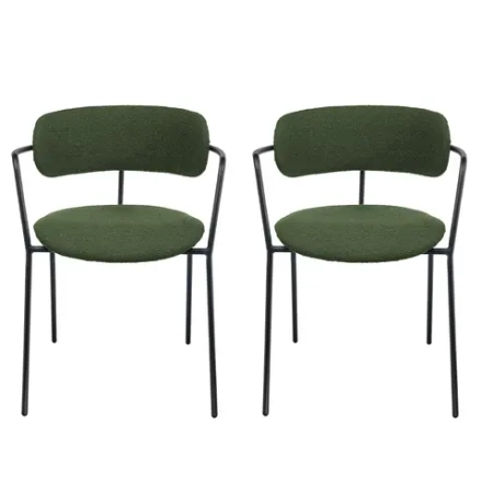 Комплект из 2-х стульев Bradex Home Ant букле зелёный