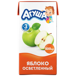 Сок детский Агуша яблоко персик 200 мл