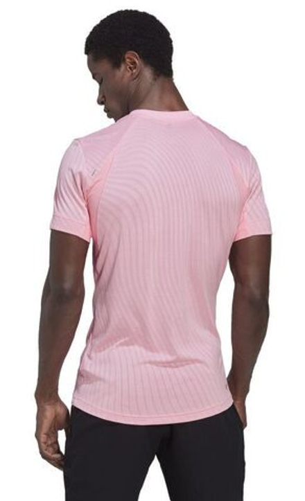 Мужская теннисная футболка Adidas Freelift Tee - beam pink