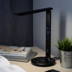 Настольный светильник ЭРА NLED-505-10W-BK светодиодный черный | Светодиодные настольные лампы