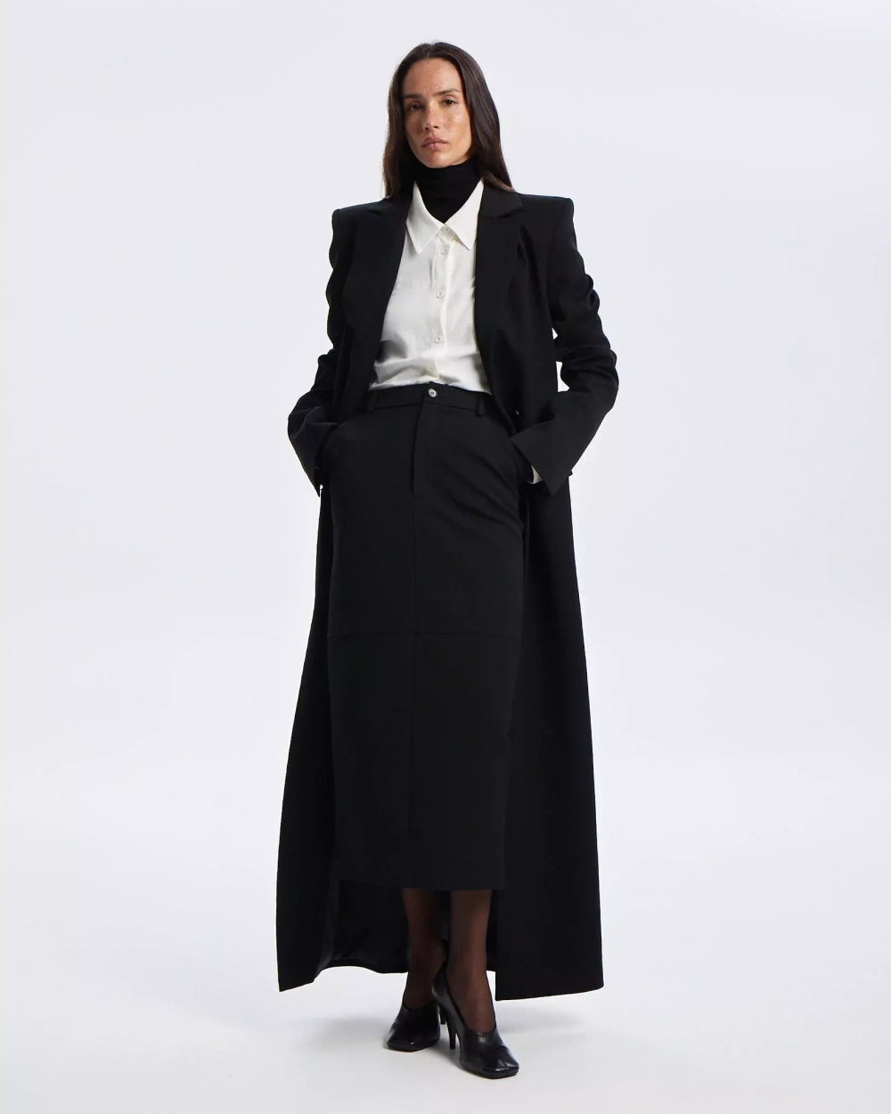 Пальто-пиджак, Черный