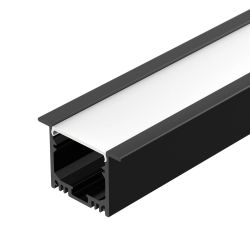 Профиль SL-LINIA49M-F-2000 BLACK (Arlight, Алюминий) 036513