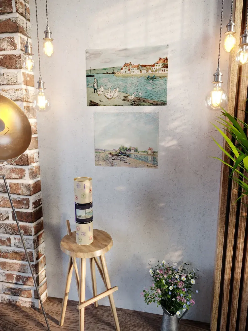 Картины-наклейки на стену для декора интерьерные №245