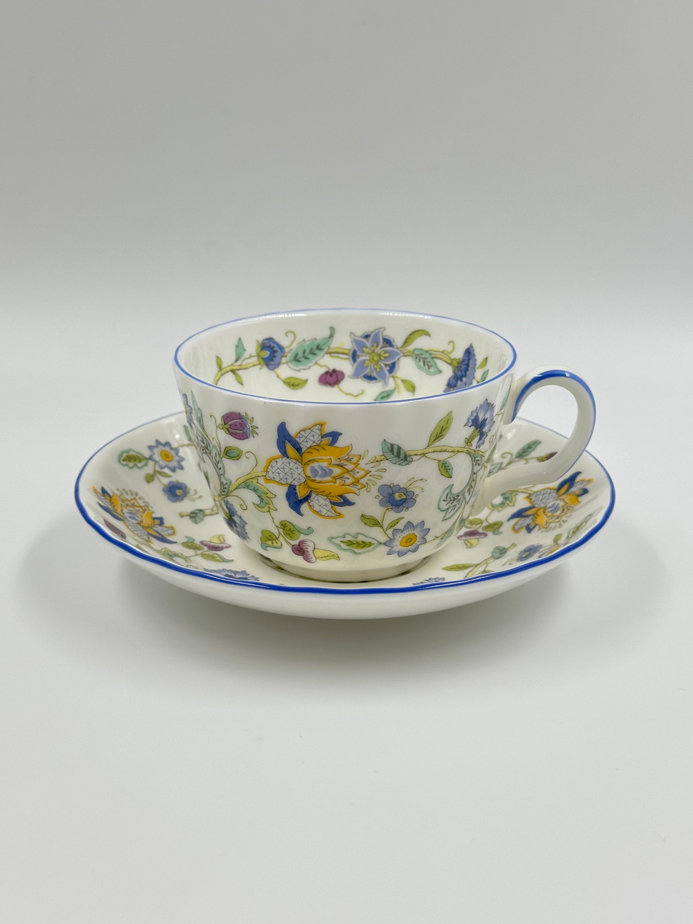 Чайная пара Minton, Haddon Hall blue