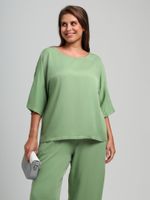 Блузка Летний драйв-2 Виотекс ЗЕЛЁНЫЙ