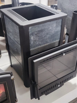 Печь ВЕЗУВИЙ Легенда 28 Панорама "М" талькохлорит