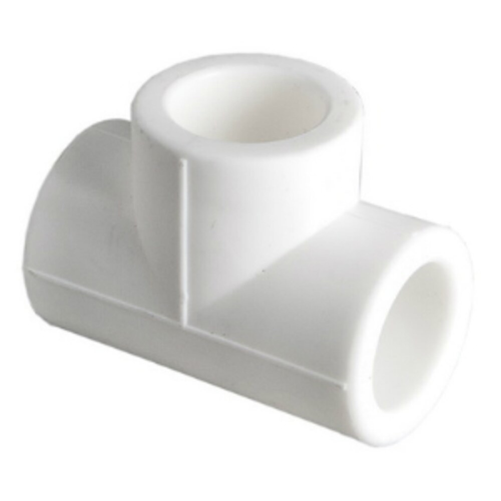 Тройник ППР 63 FUSITEK PPR белый полипропиленовый