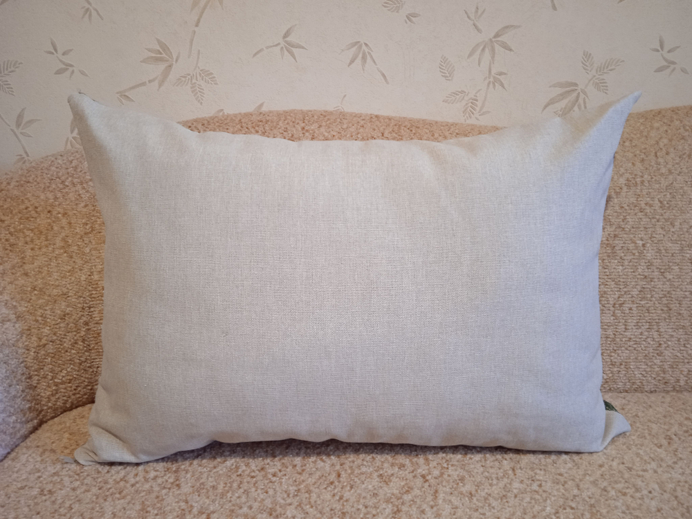 Декоративная гобеленовая наволочка для интерьерной подушки Пионы 68х47