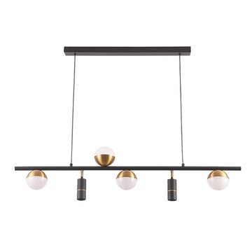 Подвесной светодиодный светильник CLT 047C6 L1000 BL-GO чёрный/золото Crystal Lux