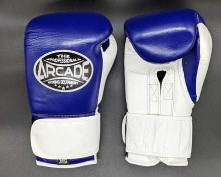 Боксерские перчатки Arcade Silver _blue_white