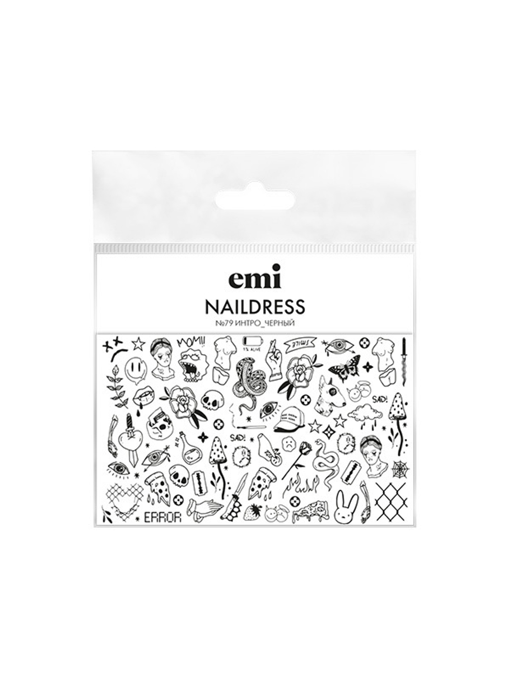 Naildress Slider Design №79 Интро_черный