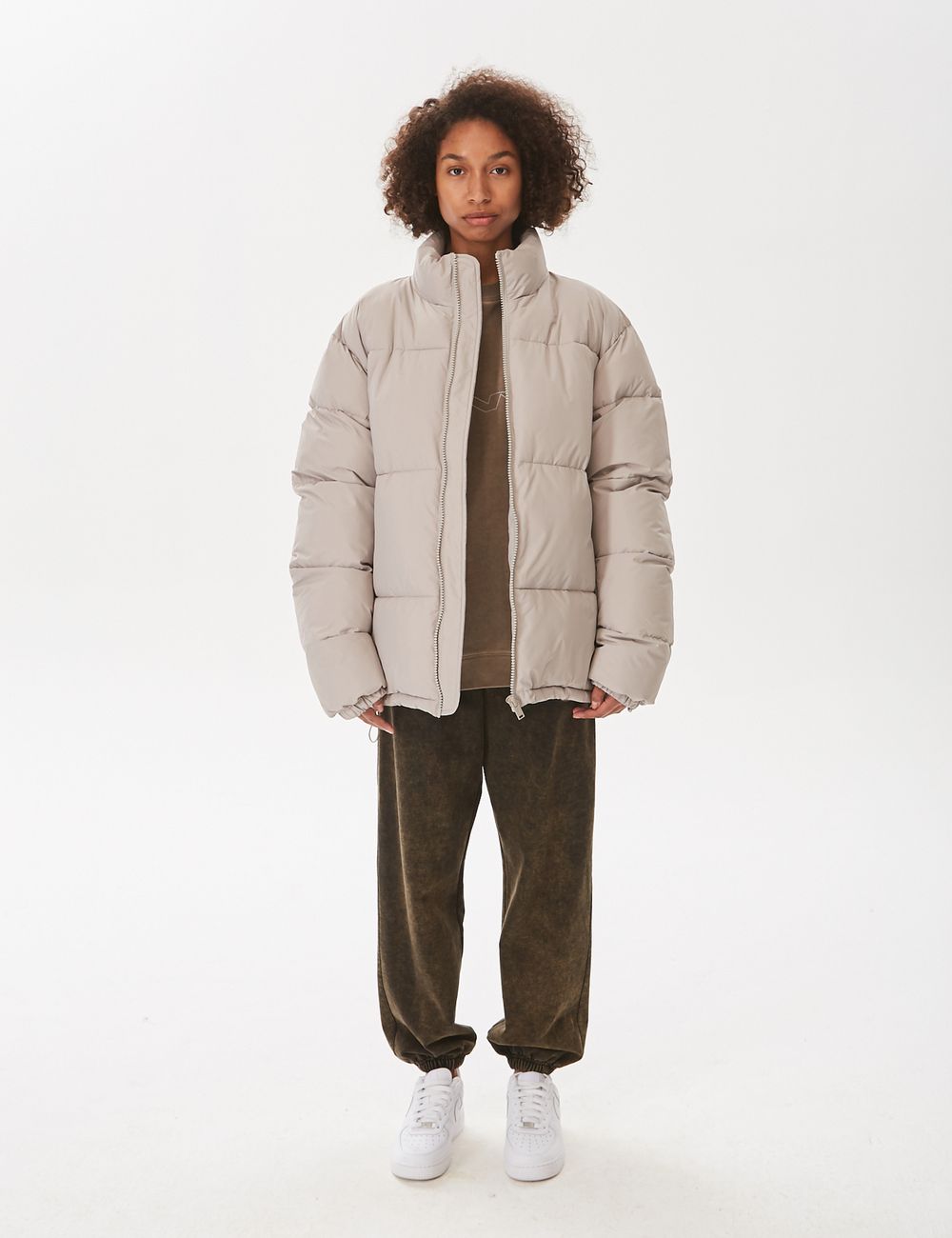 Пуховик ZNY Basic Бежевый