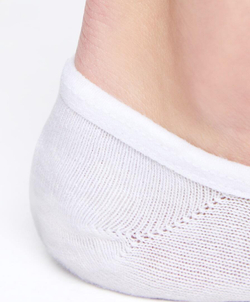 OYSHO Три пары спортивных носков-следков из хлопка, белый