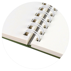 Альбом для рисования (Скетчпад) 210х210 мм, 40 л, блок - белый офсет 160 г/м², арт. 70191 ЭВКАЛИПТ /обложка полноцветная печать, твёрдый переплёт на гребне, матовая ламинация, УФ-лак выборочный /