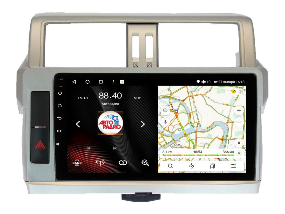 Магнитола для Toyota Land Cruiser Prado 150 2014-2017 - Vaycar VA77-0531 на Android 13, 8-ядер, 4G SIM-слот