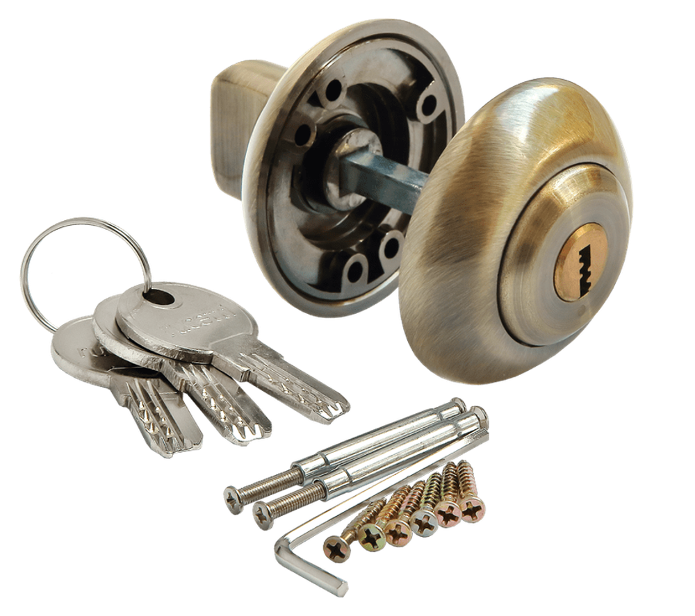 Завертка сантехническая MORELLI с ключом MH-CYL AB Цвет - Античная бронза