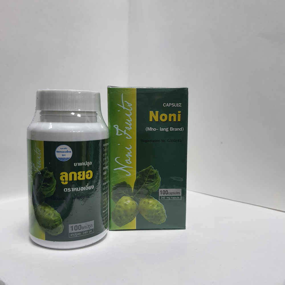 Фито-капсулы THANYAPORN Нони Общеукрепляющие 385 мг. 100 капс.