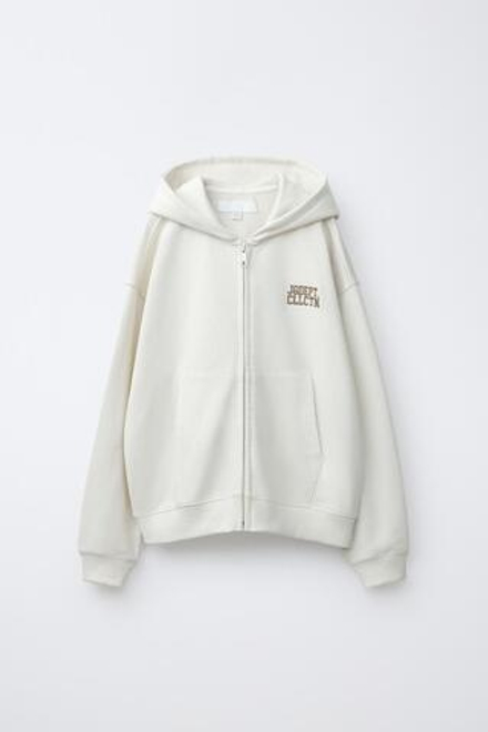ZARA ТОЛСТОВКА НА МОЛНИИ JOGGING, ЭКРЮ