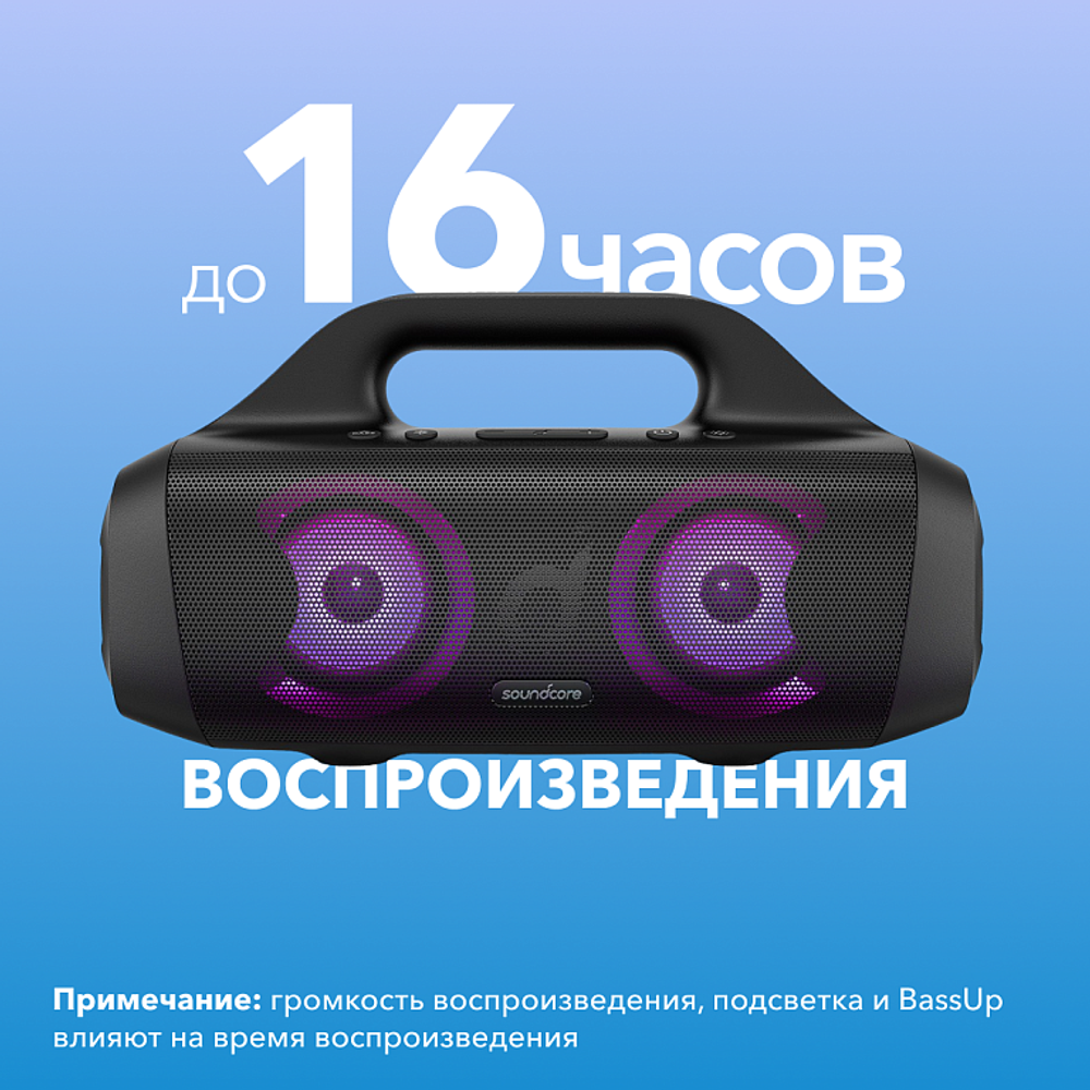 Колонка беспроводная SOUNDCORE Select Pro A3126 Черная (Black)