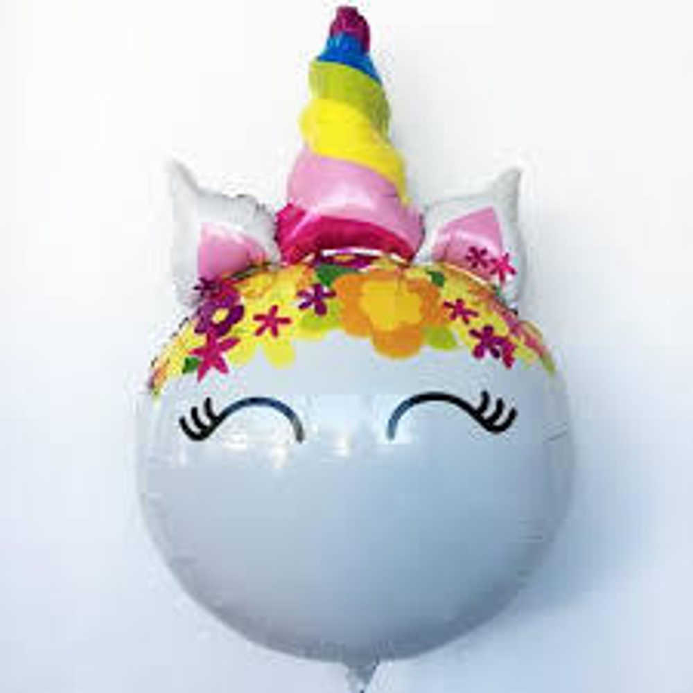 Кот- единорог голова 86*53 СМ. Г024 Г025