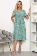 Платье Цветы лета (мятное) П13785-18М LT Collection