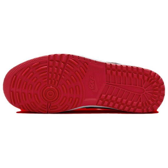 Jordan Air Jordan 1 Кроссовки для скейтбординга Низкие Черно-красные Унисекс