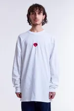 Лонгслив Гербарий Мак Белый