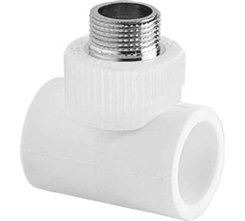 Тройник ПП комб д20х3/4 нар.р ТЕБО