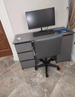 Стол письменный «Денвер» Графит 120 см